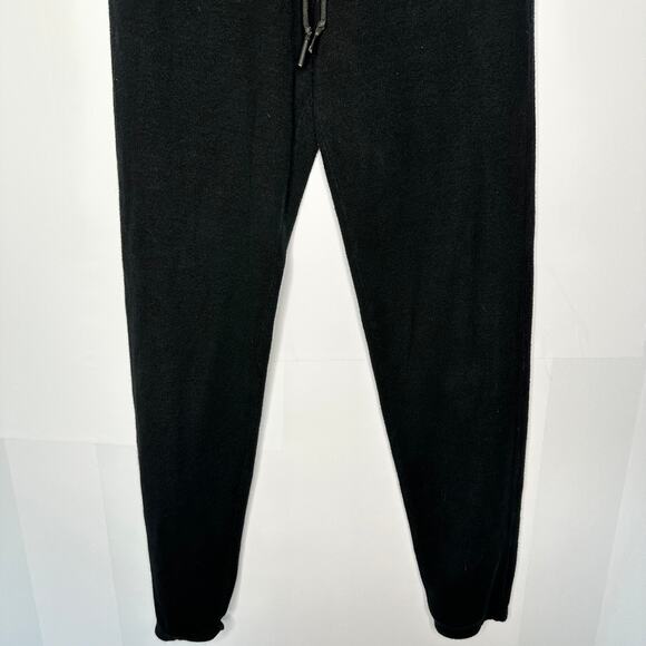NAADAM Black Crop Cotton Cashmere Blend Jogger Sweatpants Women's XS - Picture 3 of 6
